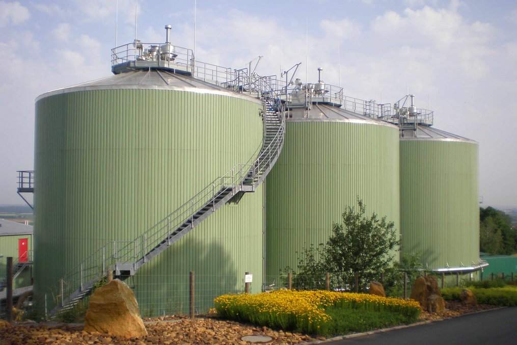 Reaktoren der Biogasanlage MYT Kahlenberg